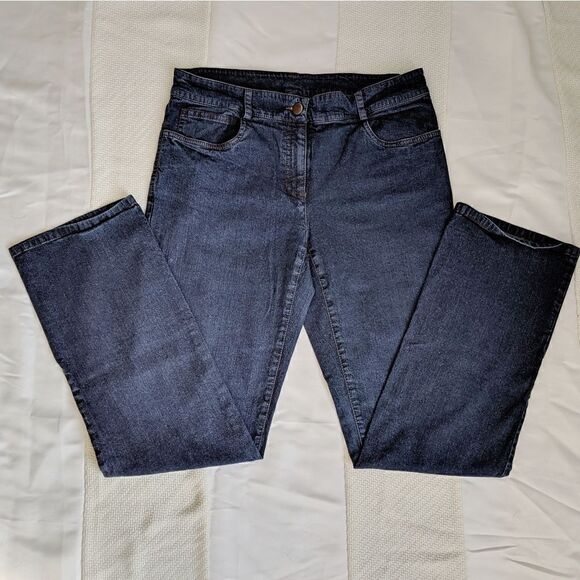 EILEEN FISHER Five Pockets Blue mid rise Jeans - Picture 2 of 8